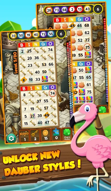 Bingo Treasure Quest - Paradise Island Riches 螢幕截圖 2