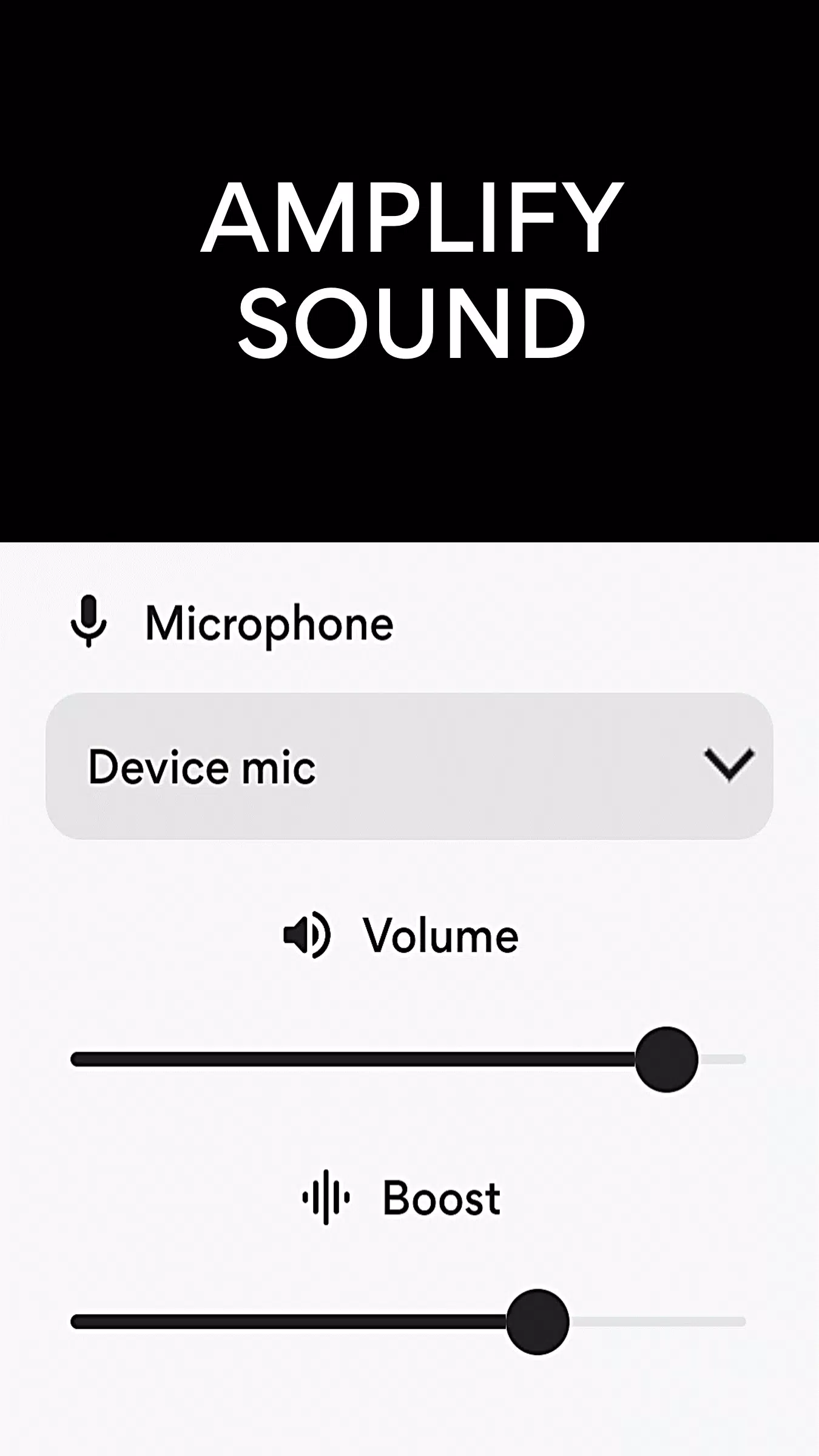 Microphone Amplifier Schermafbeelding 0