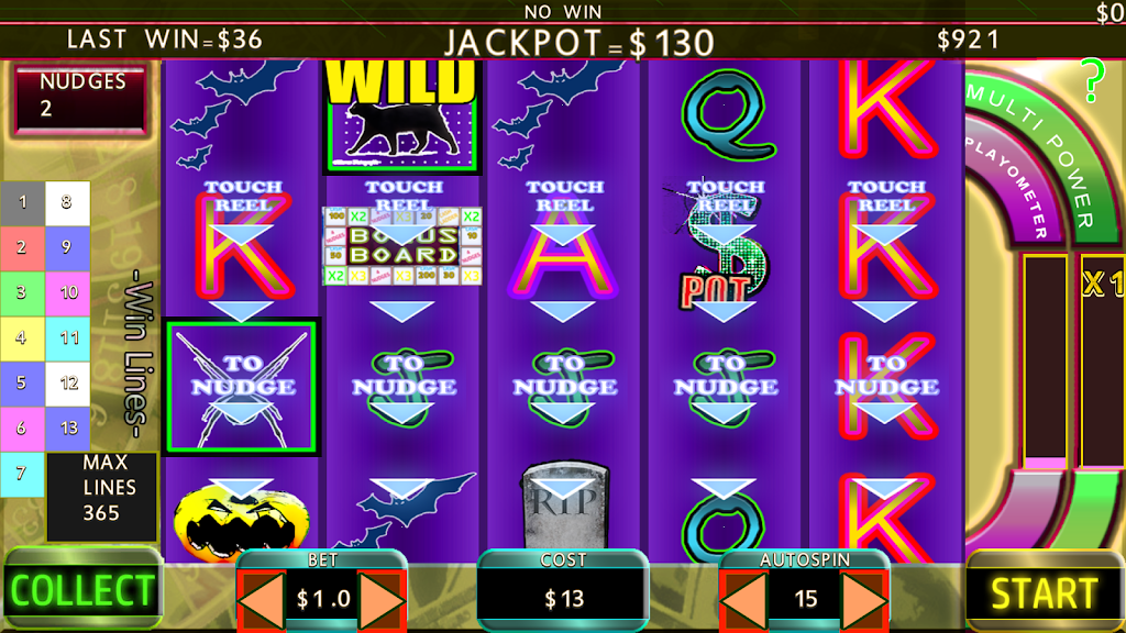 Creepy Casino Slots FREE 螢幕截圖 1