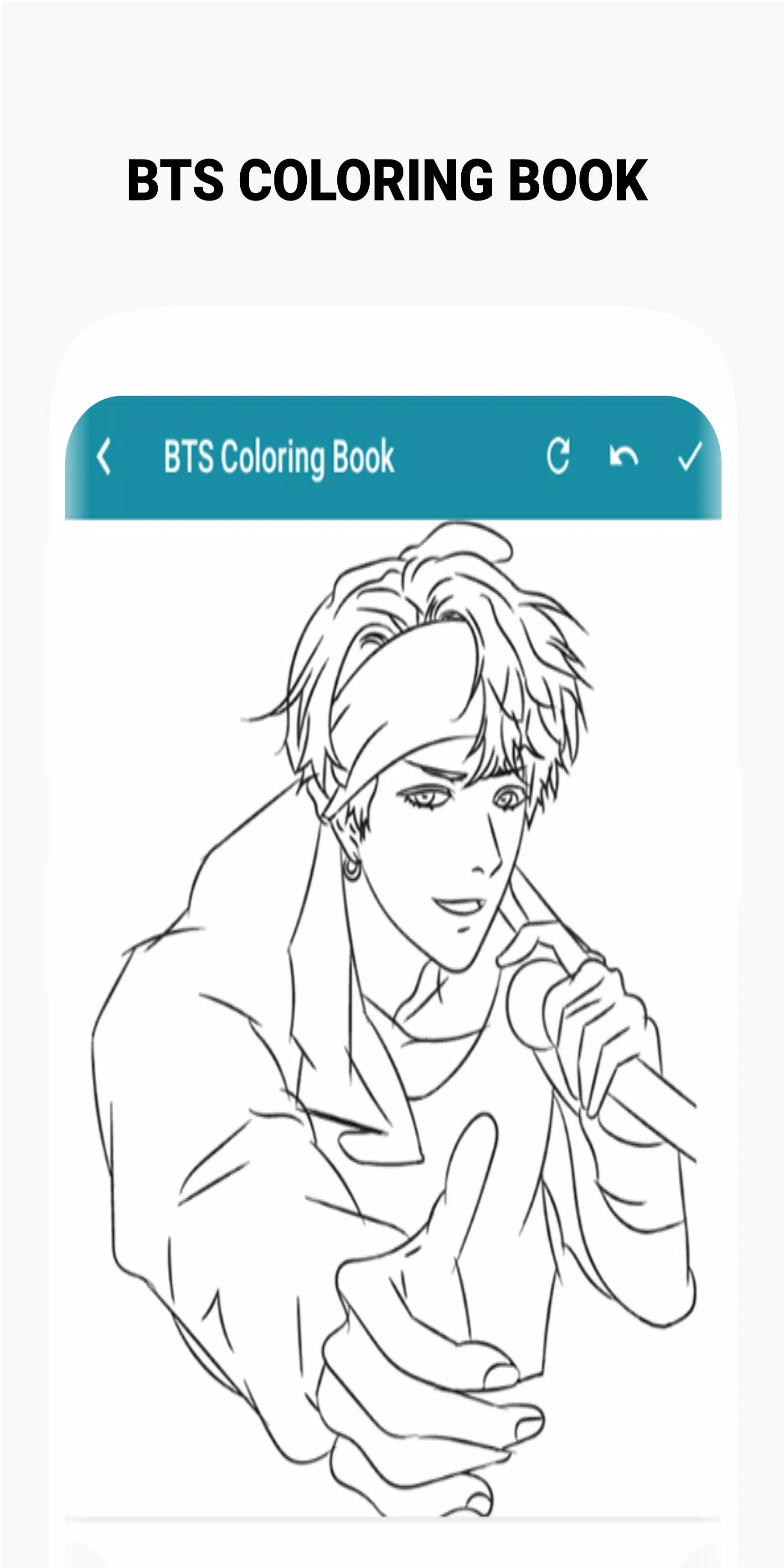 Schermata BTS Coloring Book 3