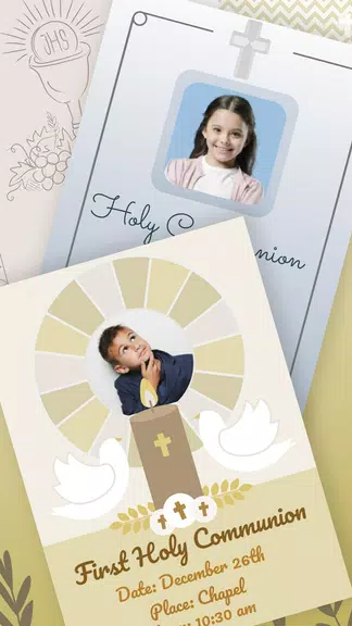 Schermata First Communion Invitations 2