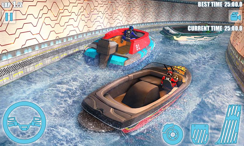 Speed Boat Crash Racing ဖန်သားပြင်ဓာတ်ပုံ 0