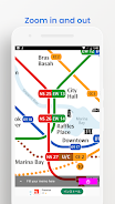 Singapore MRT Metro Map Tangkapan skrin 2