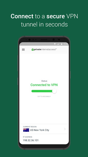 Private Internet Access VPN Captura de pantalla 0