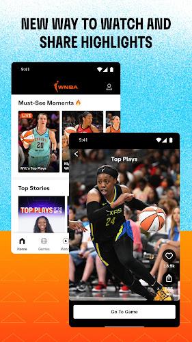 WNBA - Live Games & Scores Ảnh chụp màn hình 2