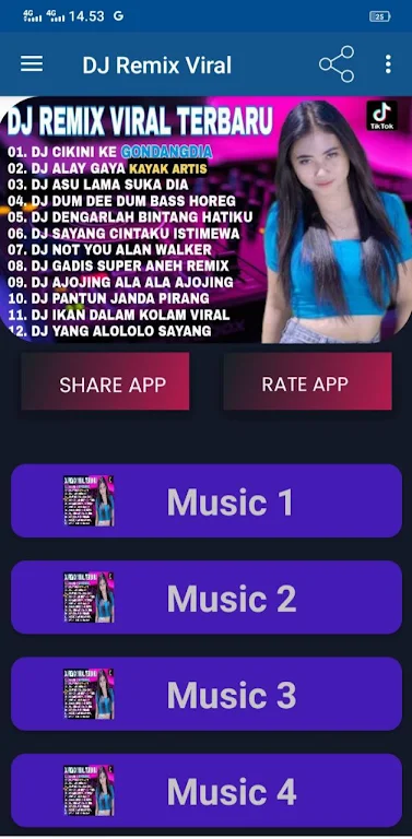 Lagu DJ Lengkap Offline 2024 스크린샷 1