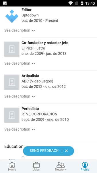 LinkedIn Lite Screenshot 1