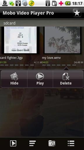 Mobo Video Player Pro 螢幕截圖 0