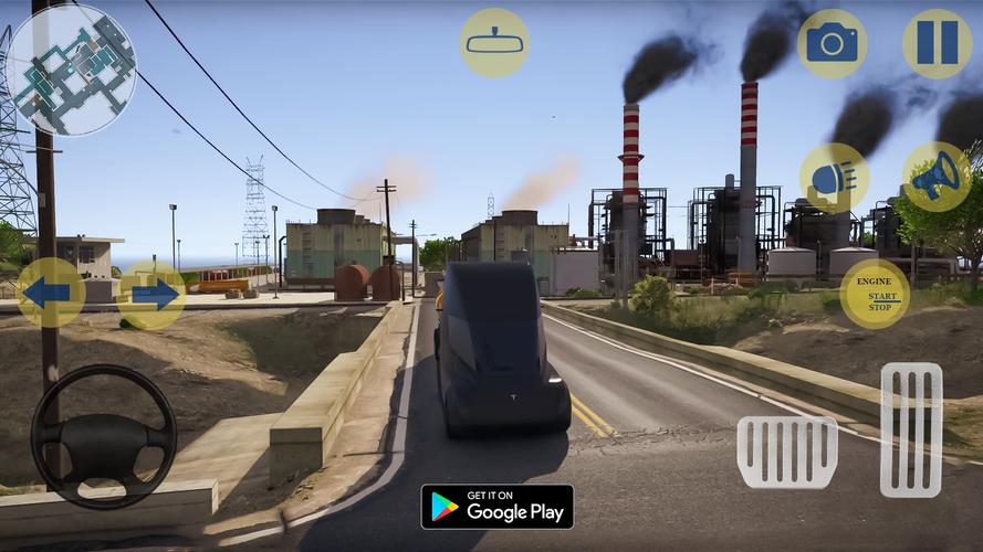 US Cargo Truck Games 3D Captura de tela 2