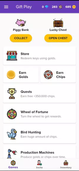 Gift Play - Earn Game Codes 스크린샷 0