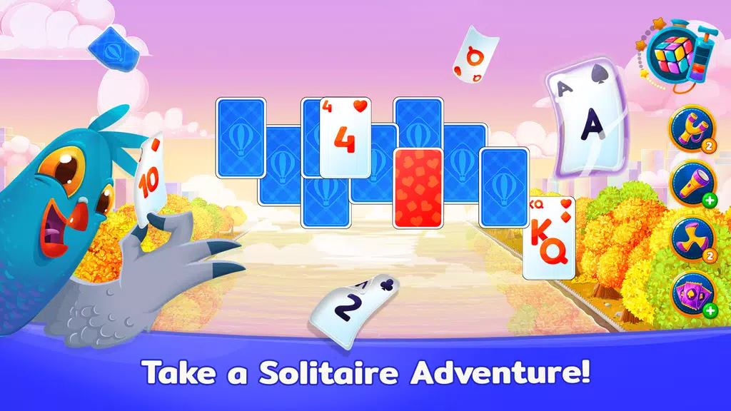SoliTown – Solitaire Tripeaks 螢幕截圖 0