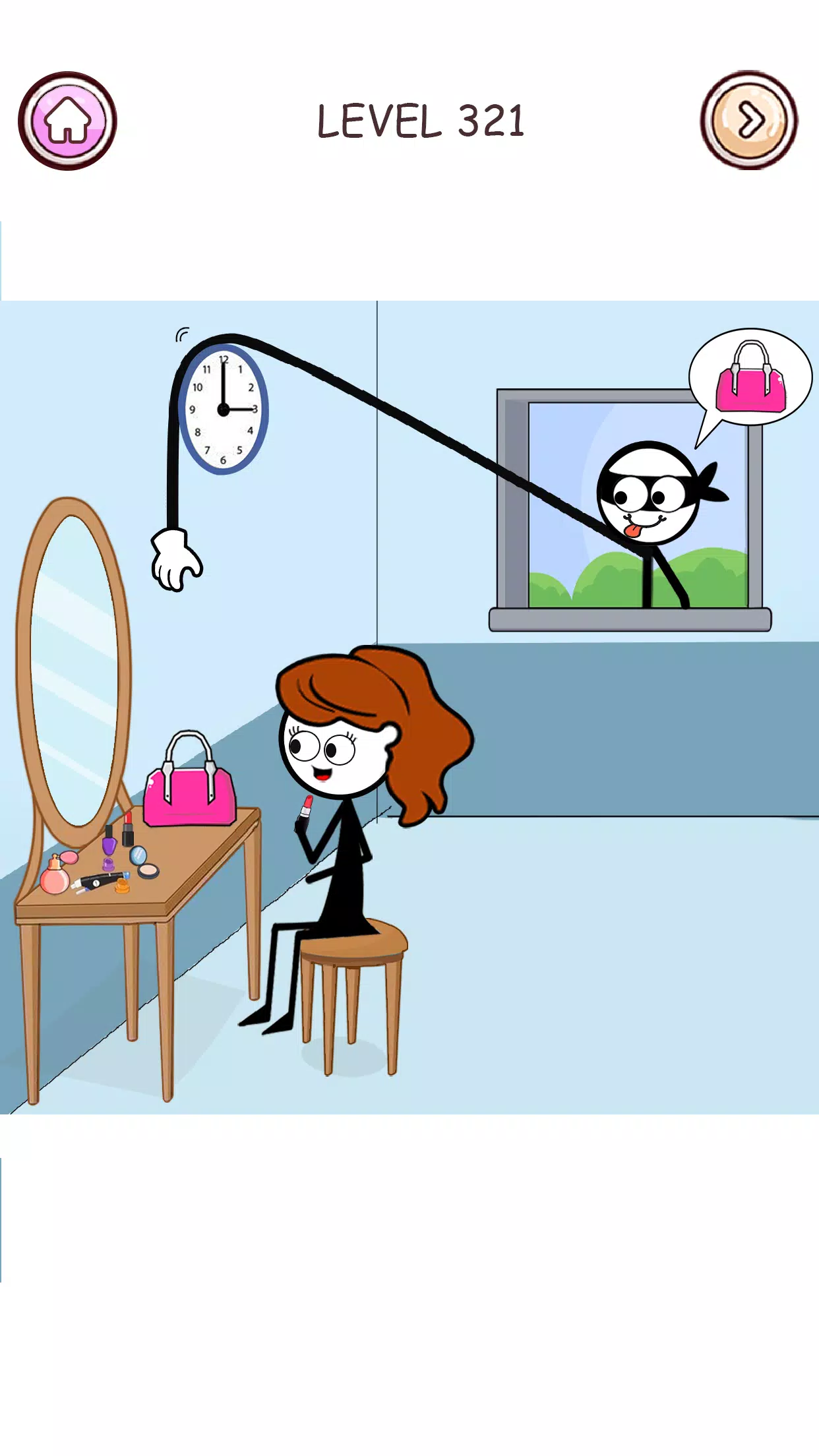 Schermata Stick Robber: Brain Puzzle 0