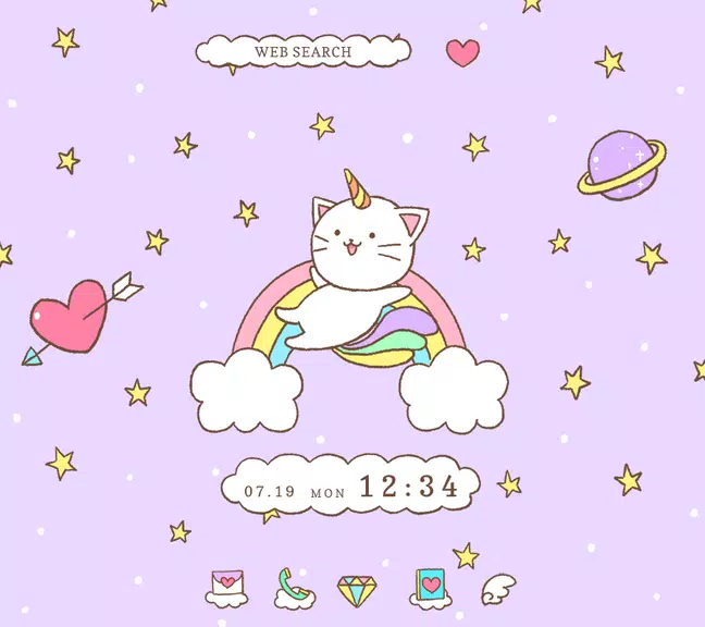 Caticorn Theme +HOME 螢幕截圖 0