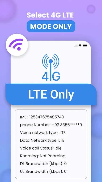 4G Lte Only: Speed test 螢幕截圖 1