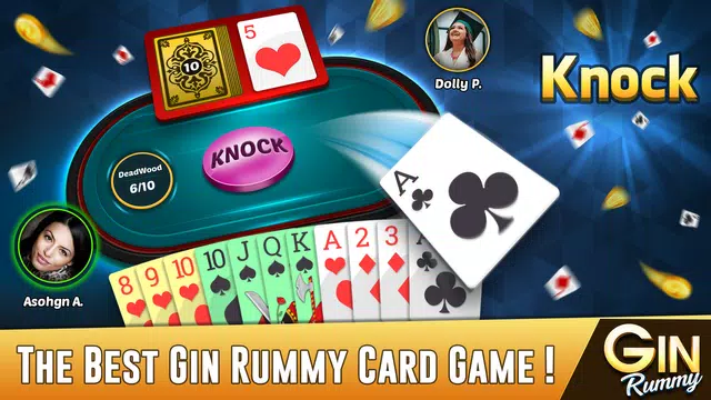 Gin Rummy Offline Card Game ภาพหน้าจอ 0