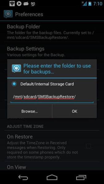 SMS Backup & Restore 螢幕截圖 0