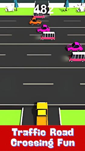 Traffic Road Cross Fun Game Captura de pantalla 2