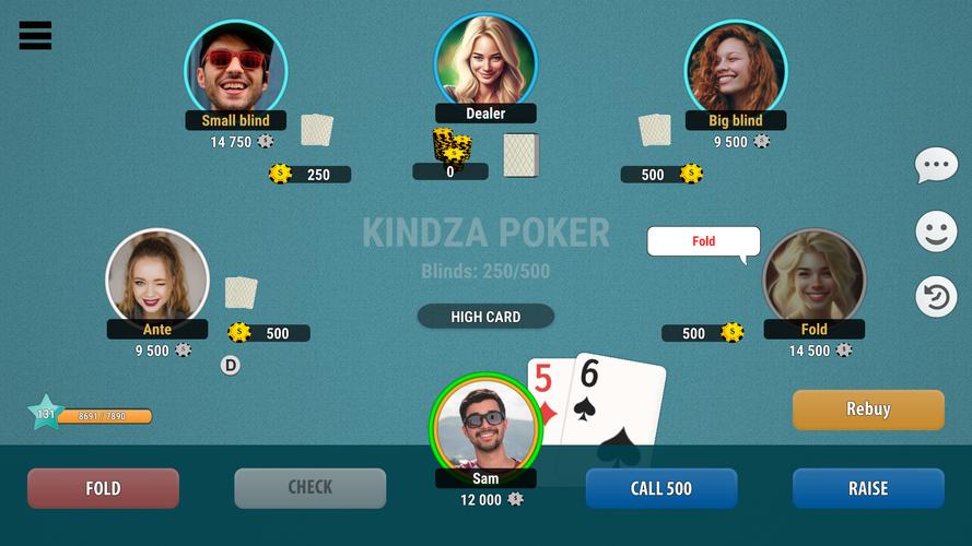 Kindza Poker Скриншот 0