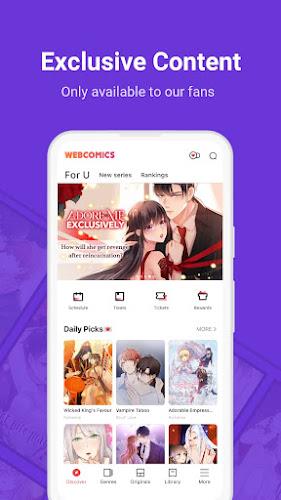 Schermata WebComics - Webtoon & Manga 2