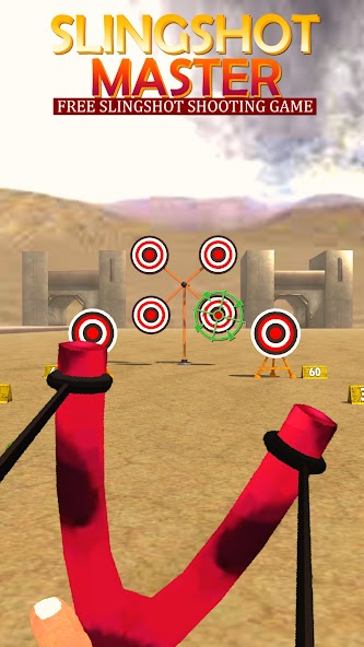Slingshot Master Catapult Game Mod स्क्रीनशॉट 0