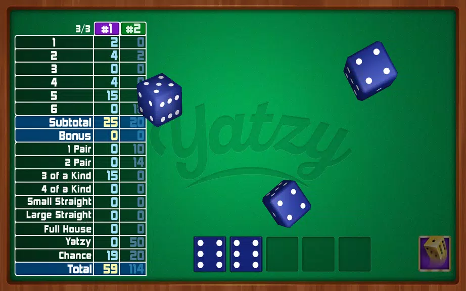 Yatzy Dice Game Tangkapan skrin 2