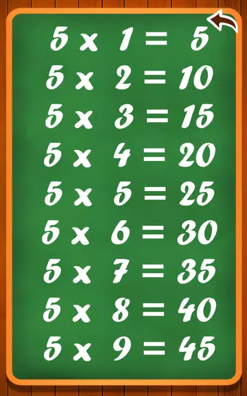 Learn multiplication table Captura de tela 2