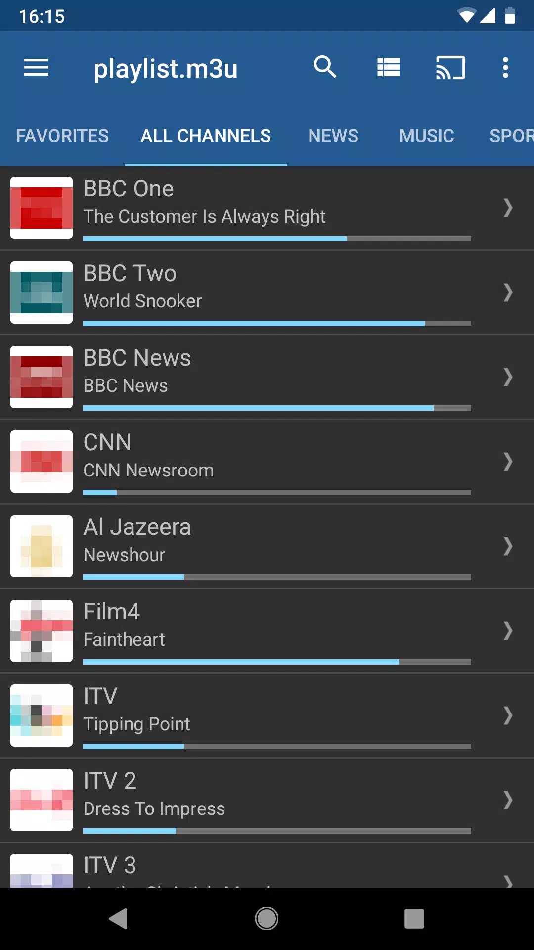 IPTV Zrzut ekranu 1