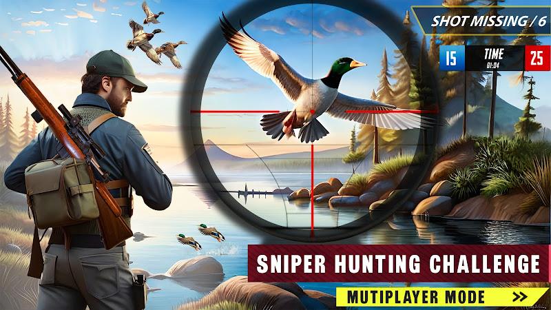 Duck Hunting 3d: Birds Shooter Ảnh chụp màn hình 1