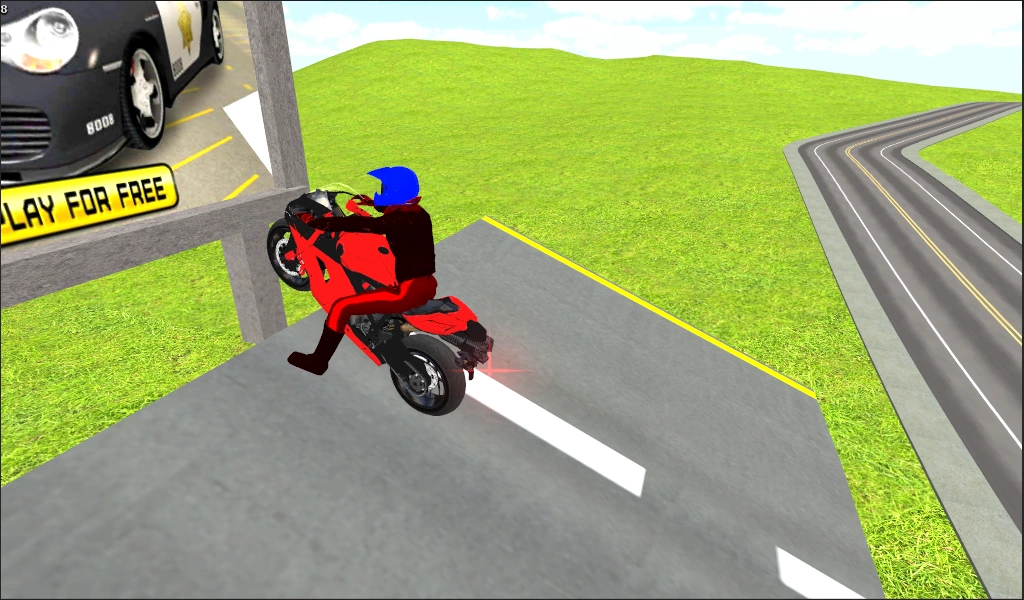 Schermata Motorbike Stunt Race 3D 3