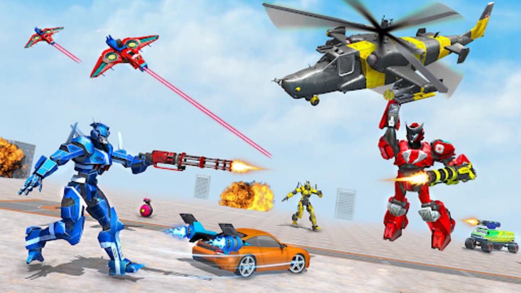 Army Robot Car Game:Robot Game Captura de pantalla 1