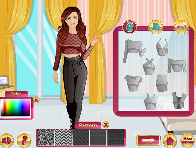 Model Star Girl Dress Up Games Скриншот 0