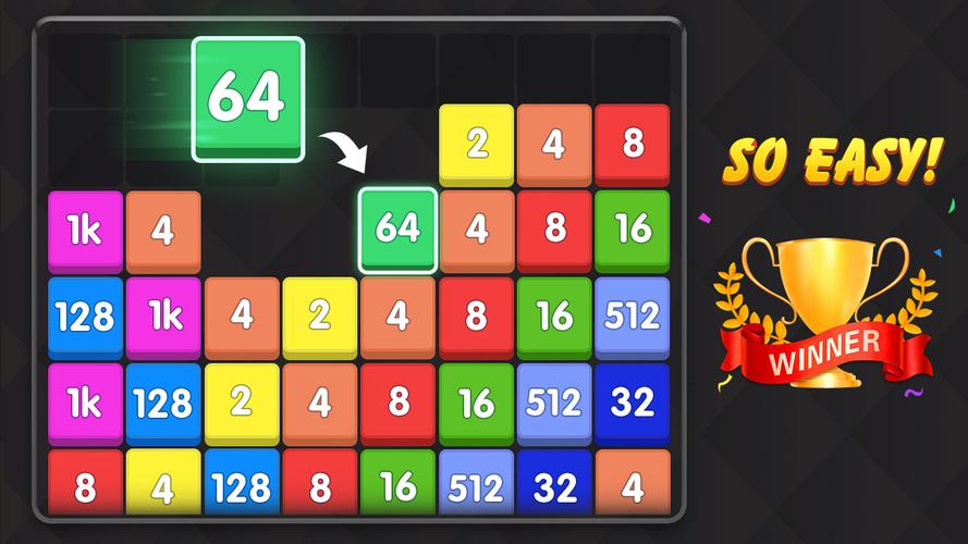 Merge Block - number games Schermafbeelding 1
