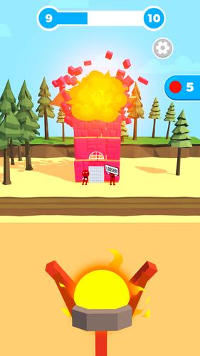 Slingshot Smash－Shooting Range स्क्रीनशॉट 2