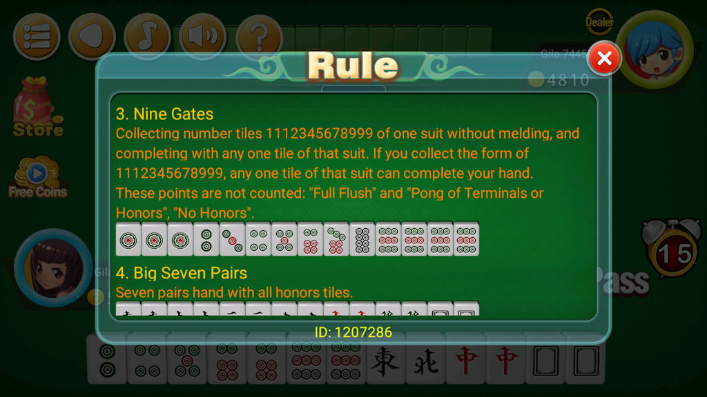 Mahjong 2P: competition スクリーンショット 3