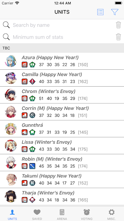 Builder for FEH 螢幕截圖 1