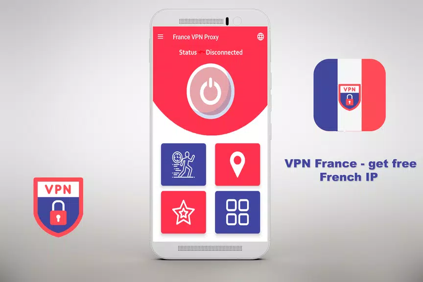 VPN Free - get free French IP Security  ⭐️⭐️⭐️⭐️⭐️ 螢幕截圖 2