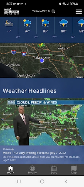 WCTV First Alert Weather スクリーンショット 1