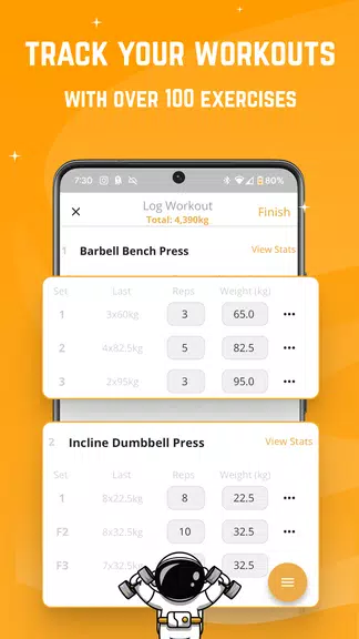 Stronger - Workout Gym Tracker Tangkapan skrin 0