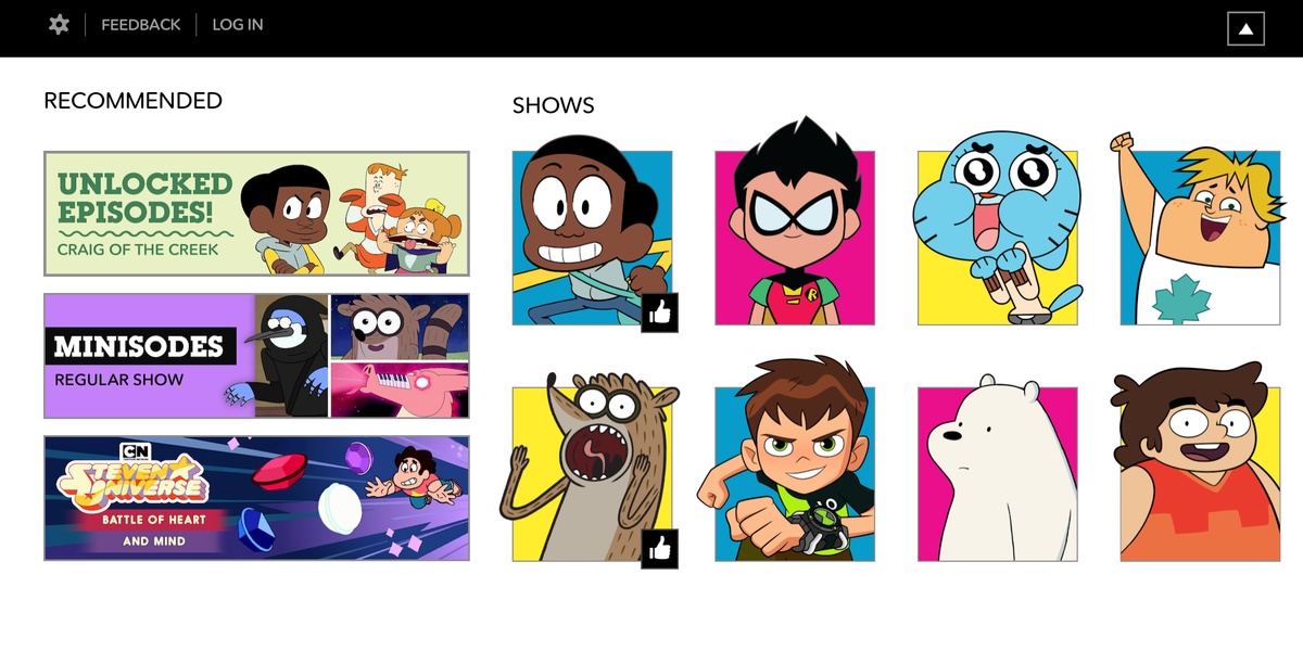 Cartoon Network App 스크린샷 1