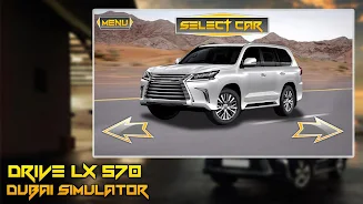 Drive LX 570 Dubai Simulator スクリーンショット 1