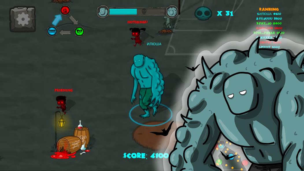 Zombeat.io - io games zombies Mod Ảnh chụp màn hình 1