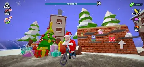 Santa Bike Master Capture d'écran 0