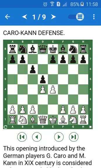 Chess Tactics in Caro-Kann Zrzut ekranu 0