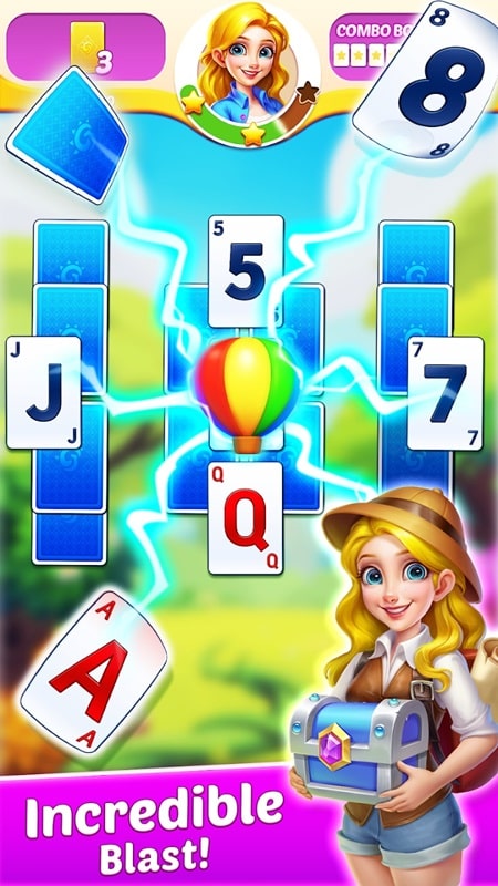 Solitaire Tripeaks Diary Скриншот 2