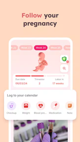 Momly: Pregnancy App & Tracker Zrzut ekranu 1