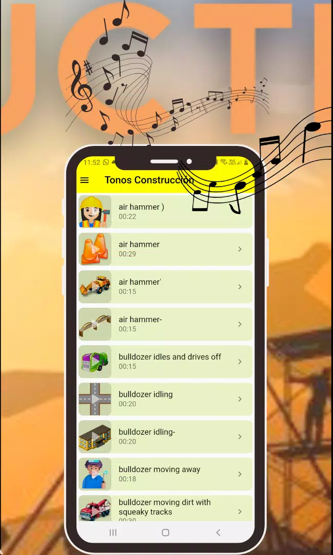 Construction Ringtones Tangkapan skrin 3