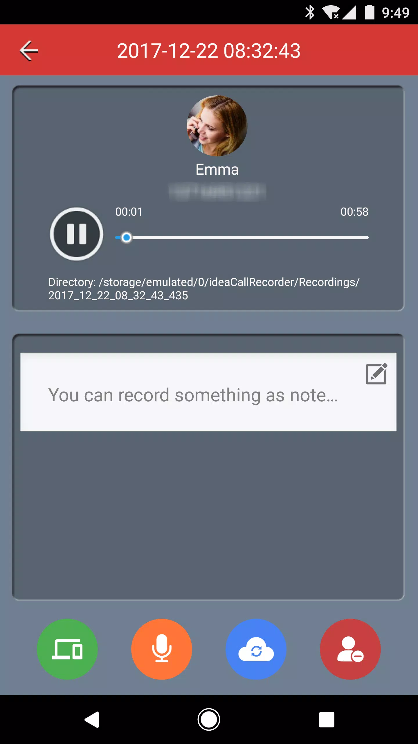 Anruf Aufzeichnen Screenshot 2