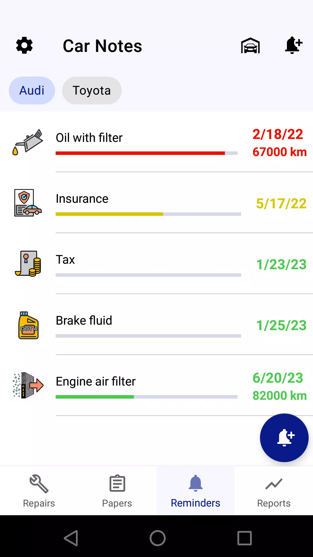 Car service tracker Ekran Görüntüsü 2