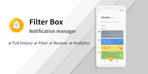 FilterBox Notification Manager 螢幕截圖 0