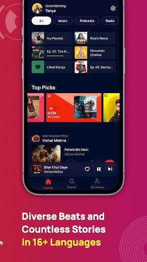 Gaana: MP3 Songs, Music App Screenshot 1